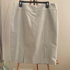 Black Label by Evan Picone khaki pencil skirt size 14